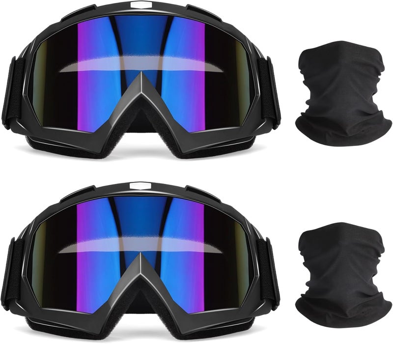 OXG Store نظارات دراجة نارية ATV، نظارات دراجة نارية للرجال لركوب الموتوكروس، نظارات واقية، نظارات تزلج - Image 1